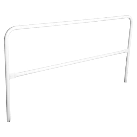Vestil STEEL PIPE SAFETY RAILING 84 IN LENGTH WHITE VDKR-7-WT